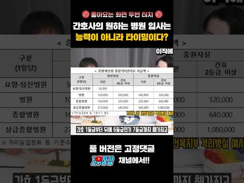 1년에 4번, 간호사가 취업할 최적의 타이밍 #간호사