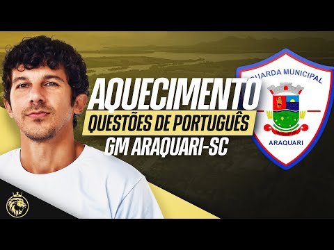 🔴 GUARDA MUNICIPAL ARAQUARI-SC | LÍNGUA PORTUGUESA - RESOLUÇÃO DE QUESTÕES FUNDATEC