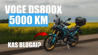 KAS BLOGAI SU VOGE DS800X Rally PO 5000 km?