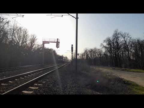 Tren în viteză spre Constanța, cu un salut de la mecanic.