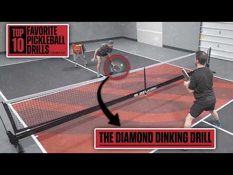 Pickleball Diamond Dinking Drill: Advanced Semi-Cooperative Drilling