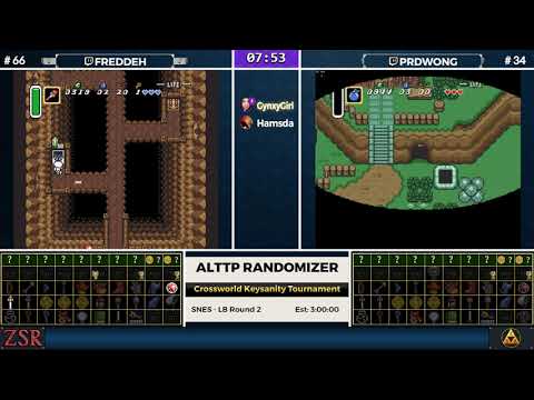 ALttPR Crossworld Keysanity Tournament: LB Round 2 - Freddeh vs. prdwong
