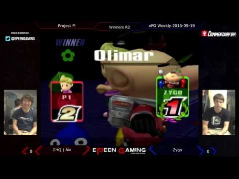 Smash @ TTH - GHQ | Aki (Lucas/Ness) Vs. Zygo (Olimar) (Winners R2) - Project M