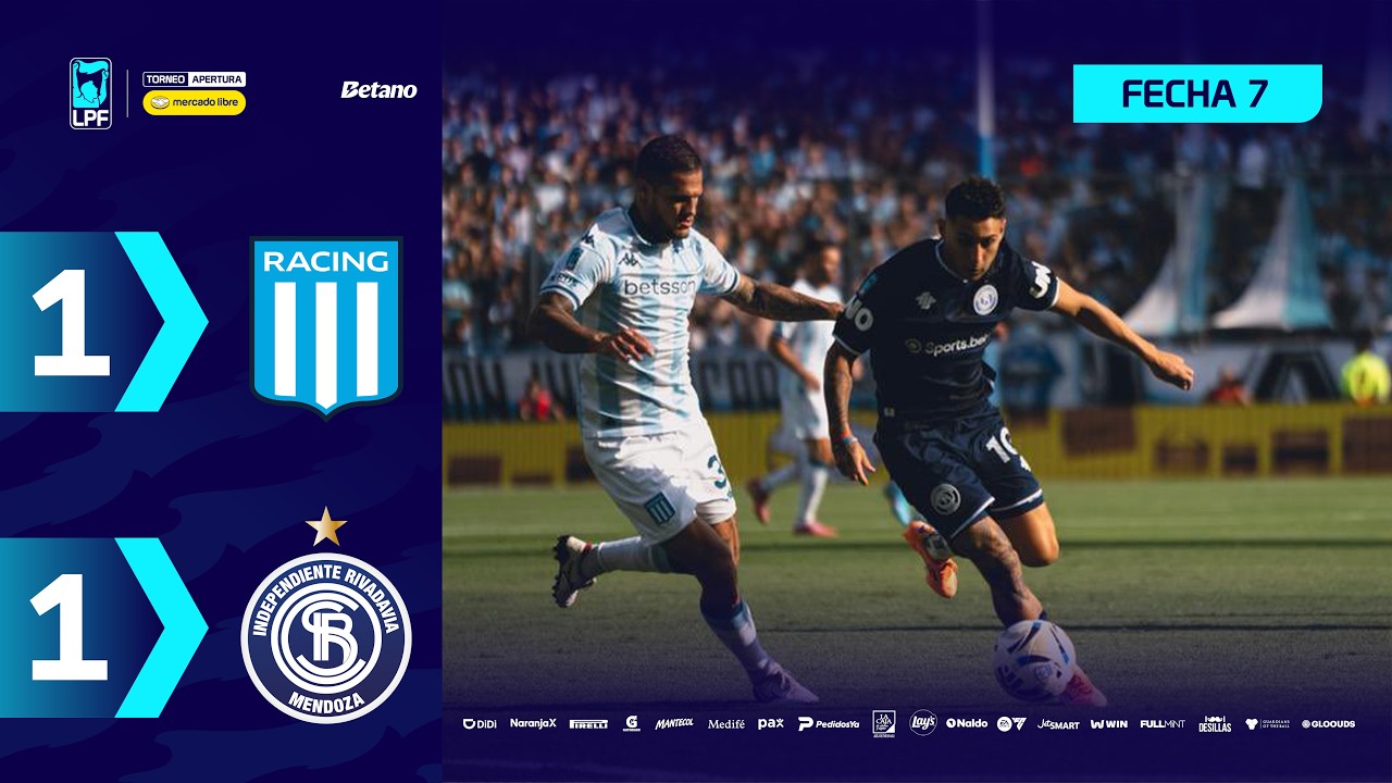 Racing Club vs Independiente Rivadavia Highlights