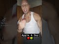 APPLES DOES A BODY GOOD 🍏👅..#shorts #pecs #unstoppable #apples