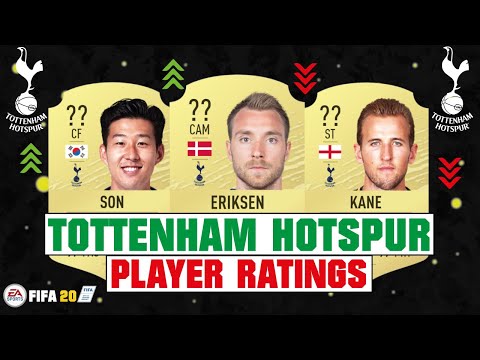 FIFA 20 | TOTTENHAM HOTSPUR PLAYER RATINGS 😳🔥| FT. ERIKSEN, SON, KANE... etc