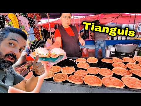 Street Market Food - Sopes, Gorditas & Quesadillas - Mexican Street Food