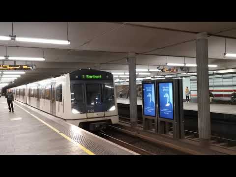 Subway in Oslo,Norway Jernbanetorget, Oslo Line 3 Stortinget