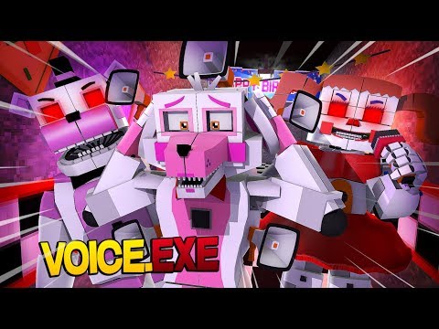 Minecraft Fnaf: Sister Location - Voice.Exe (Minecraft Roleplay)
