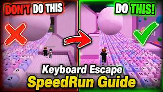How to Speedrun Every Stage in 1+ Keyboard Escape
