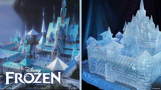 Making Frozen's Arendelle out of ICE?! | Disney Recreation