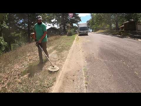 SAVED an ELDERLY Lady from a CITY VIOLATION Mowed this OVERGROWN lot for FREE