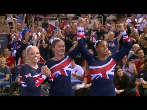 Great Britain - 2022 TeamGym Europeans, senior women's team final