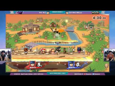 KTAR XX   SSB4 Top32 W3   RVL Mr E VS FOX MVG MKLeo
