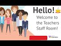 Welcome to The Teachers Staff Room Channel