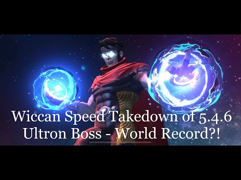 NERFED!!! Wiccan World Record Takedown | 5.4.6 Ultron Boss | Marvel Contest of Champions