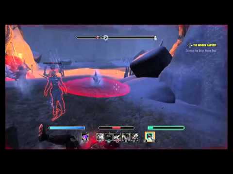 The Elder Scrolls Online: Magicka Nightblade Iceheart battle