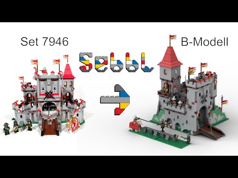 LEGO® 7946 B-Modell - Königsburg mit neuem Fundament