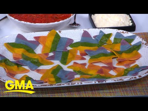 Danny Freeman shows how to make his signature rainbow ravioli