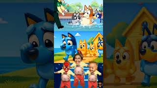 Bluey 🌻 Transformation Dance Song | Tiles Hop EDM Rush COVER #bluey #dametucosita #shorts