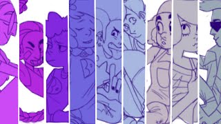 Speedpaint: [Humans of Beach City Stickers] Part 1