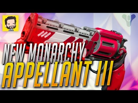 SALTY Monarchy!  Appellant III Legendary Hand Cannon | Destiny (The Taken King)