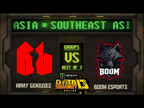 Army G vs BOOM Game 1 - Monster Energy Dota Summit 13 Online SEA: Groups w/ MLP & johnxfire