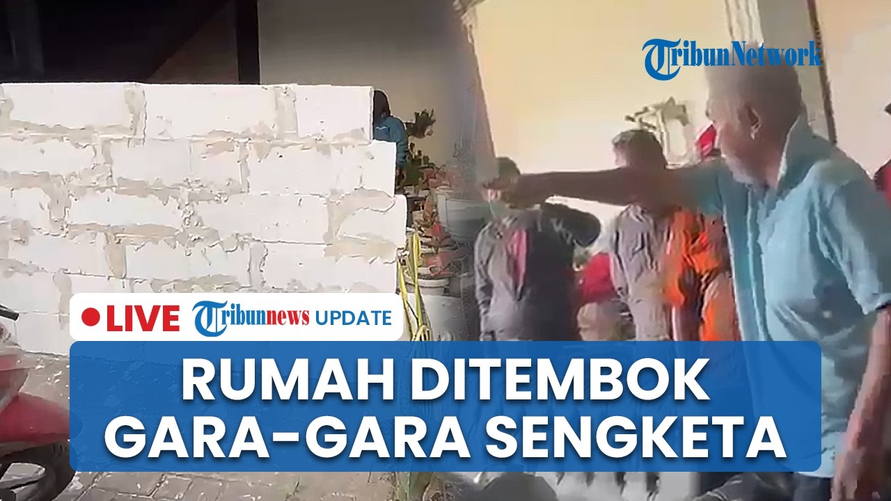 LIVE: Rumah Warga di Tangsel Ditembok oleh Diduga Ormas, Bermula dari Sengketa Jual Beli