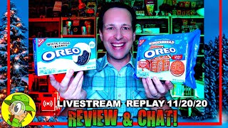 GINGERBREAD &amp; WHITE FUDGE COVERED Oreo® Review 🍪 | Livestream Replay 11.20.20 | Peep THIS Out! 🕵️‍♂️