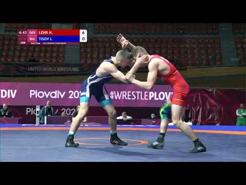 1/2 FS - 57 kg: H. LEHR (GER) v. I. TISOV (BUL)
