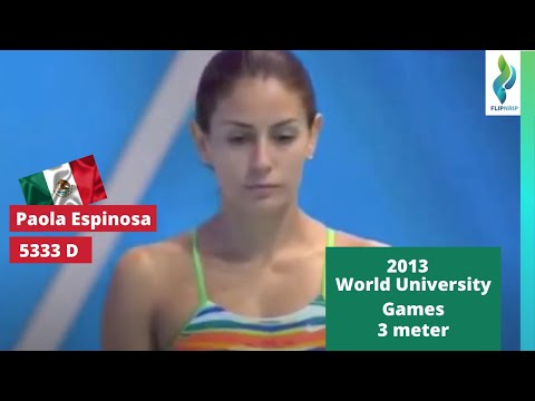 2013 Paola Espinosa Team Mexico - 5333D - 6.5s 7s - 1m - World University Games