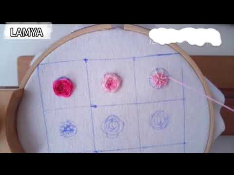 1 - 3 types of flower embroidery