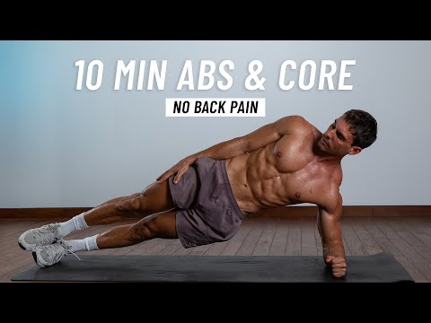 10 Min Abs & Core Workout - Lower Back Safe (NO BACK PAIN)