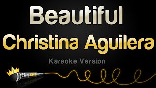 Christina Aguilera - Beautiful (Karaoke Version)