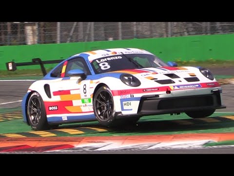 Porsche Carrera Cup Italia 2022 Monza Pre Season Testing- 992 & 991.2 GT3 Cup in Action