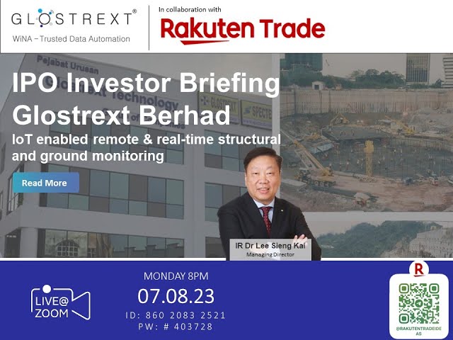 Rakuten Trade Ideas 🎯 Webinar - Glostrext Berhad