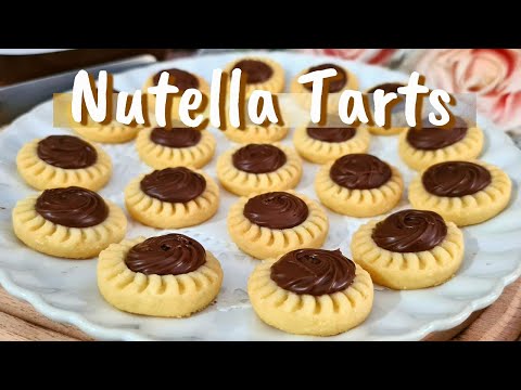 Melt In The Mouth Nutella Tarts | Classic Nutella Tarts | Tartella | Biskut Raya | Rahiza Dorah