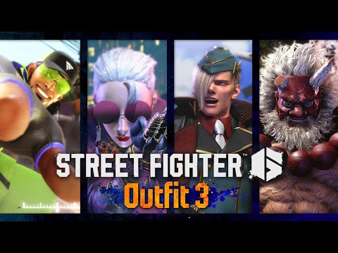 Street Fighter 6 - Rashid, A.K.I., Ed, Akuma Outfit 3 Showcase Trailer