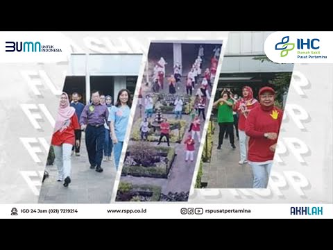 Flashmob RS Pusat Pertamina dalam memperingati World Hand Hygiene Day 2023