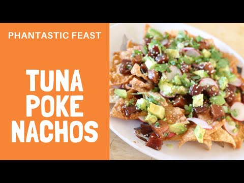 Copycat Yard House Ahi Tuna Poke Nachos | PHANTASTIC FEAST