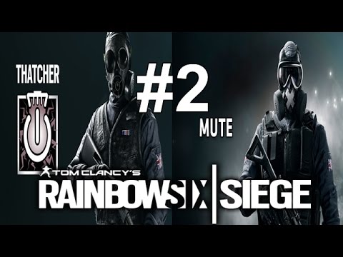 TOM CLANCY'S RAINBOW SIX SIEGE | THATCHER Y MUTE | PS4 MULTIJUGADOR