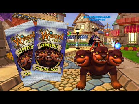 Wizard101: NEW HALLOWEEN PACK! - Cerberus Master Pack Opening