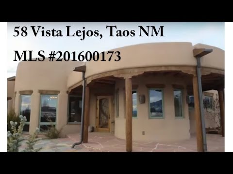 Taos real estate | homes | properties for sale: 58 Vista Lejos, Taos, NM 87571 MLS 201600173