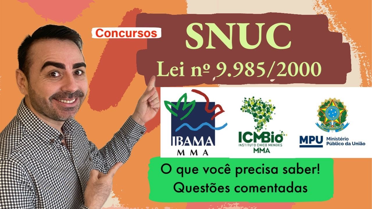 @auditorambiental Lei do SNUC - IBAMA; ICMBio e MPU