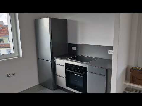 Küchen-Projekt: 2-Zeilen-Küche (Nobilia Inox 216 Stahl gebürstet)