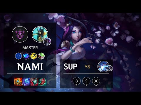 Nami Support vs Xerath - EUW Master Patch 11.10
