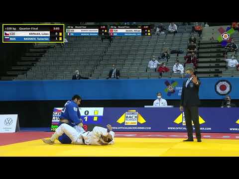 2020 Praha Quarter +100 kg Krpálek Lukáš CZE vs  Bashaev Tamerlan RUS