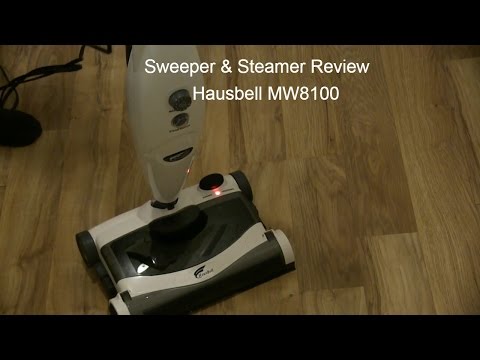 Sweeper & Steamer Mop Review - Hausbell MW8100 - sanitizes and cleans
