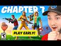 I Played Fortnite CHAPTER 7 Early