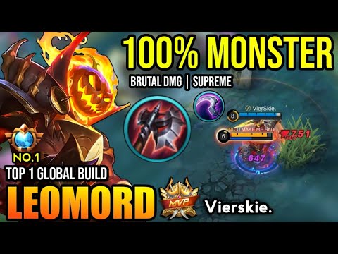 LEOMORD BEST BUILD 2023 | BUILD TOP 1 GLOBAL LEOMORD GAMEPLAY | MOBILE LEGENDS